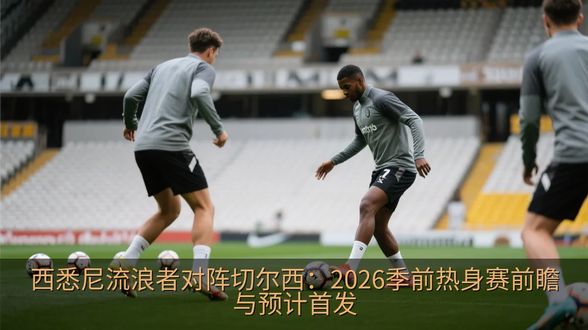 足球运动员进行赛前热身
